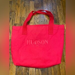 Hudson Jeans Vibrant Red Tote